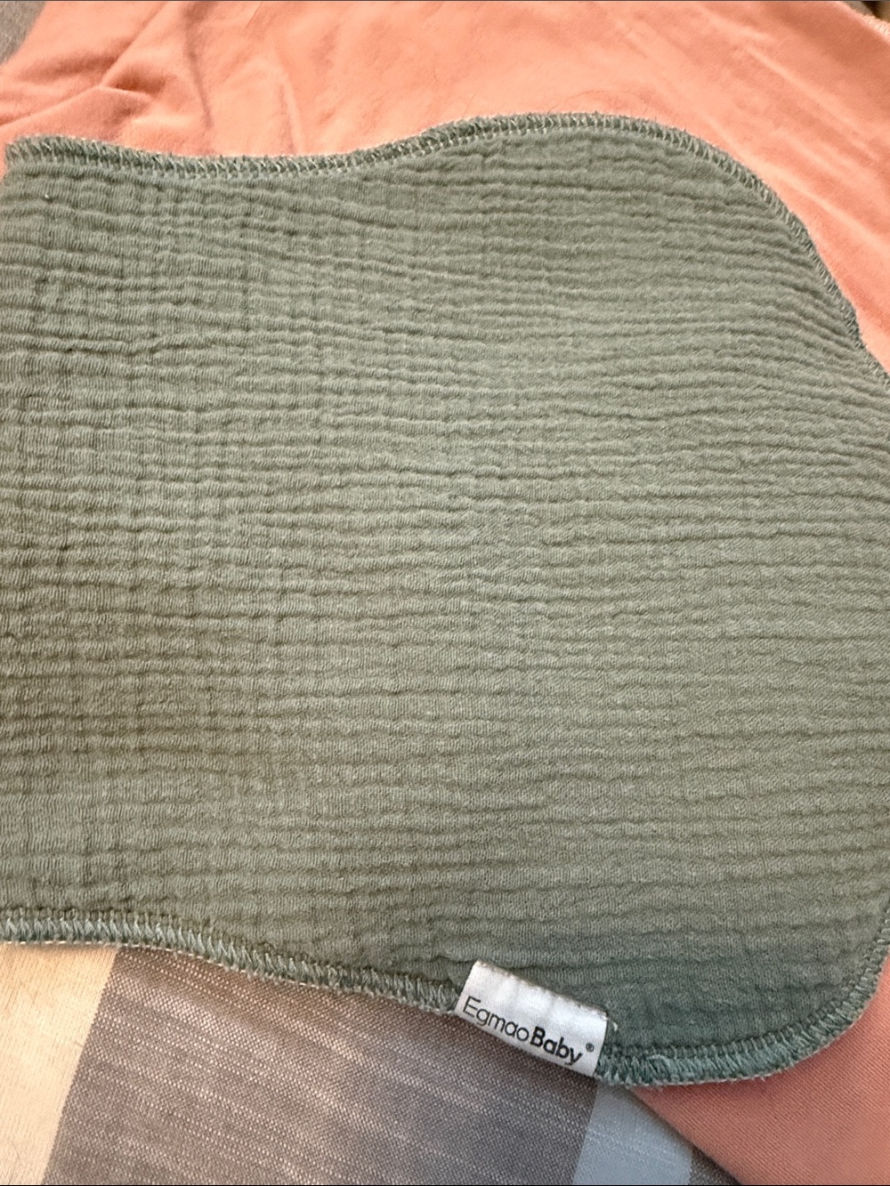 Egomoo Baby Sage Green Muslin 118